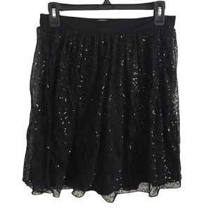 Disney Black Sequined Tutu Skirt